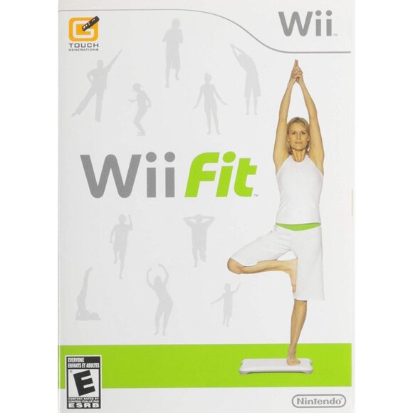 Wii Fit Nintendo Fitness Exercise Yoga Running Disc Manual No Balance Board Used - Picture 1 of 5